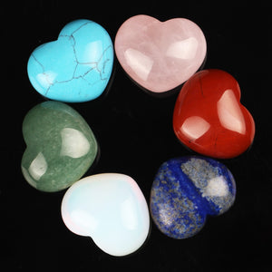 Heart shape healing crystal