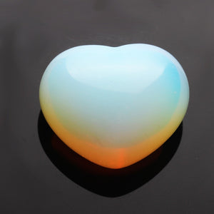 Heart shape healing crystal