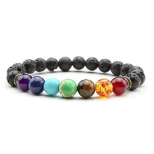 Load image into Gallery viewer, Natural stone Chakra bracelet