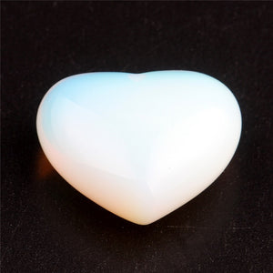 Heart shape healing crystal