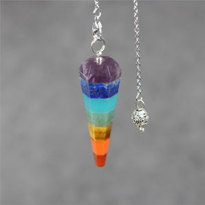 Healing crystal hexagon pendant