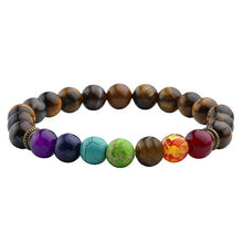 Load image into Gallery viewer, Natural stone Chakra bracelet