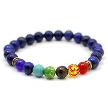 Load image into Gallery viewer, Natural stone Chakra bracelet