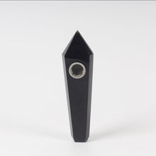 Load image into Gallery viewer, Natural quartz crystal smoking pipe