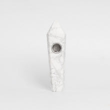 Load image into Gallery viewer, Natural quartz crystal smoking pipe