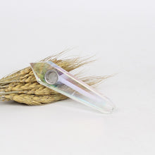 Load image into Gallery viewer, Natural quartz crystal smoking pipe