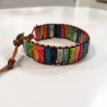 Load image into Gallery viewer, Natural stone handmade Chakra bracelet