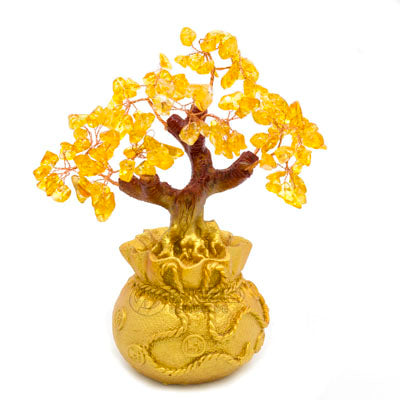 Crystal money bonsai tree (16cm tall)