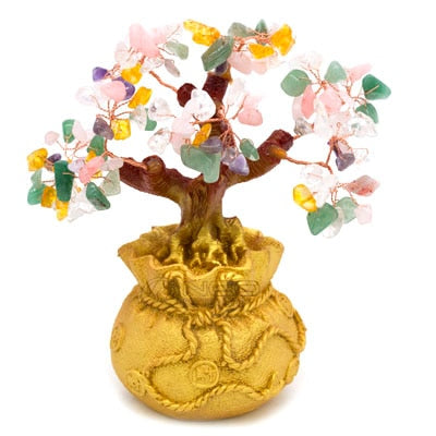 Crystal money bonsai tree (16cm tall)