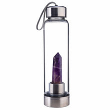 Load image into Gallery viewer, 500ml natural crystal water bottle (6 different crystals available)